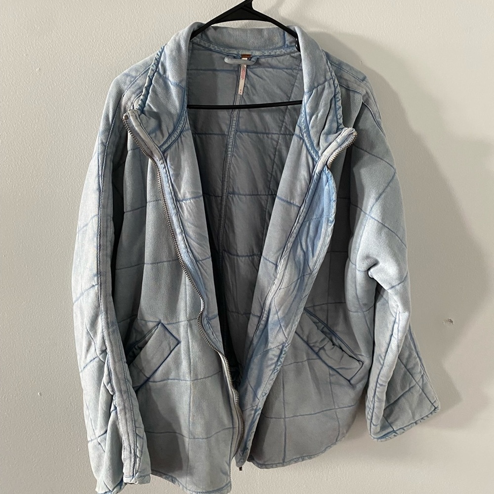 Free People Dolman Quilted Knit Jacket